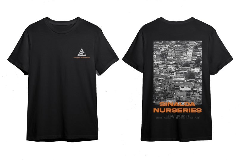 Sinaloa Corporation NurserieTee Shirt black Oversize